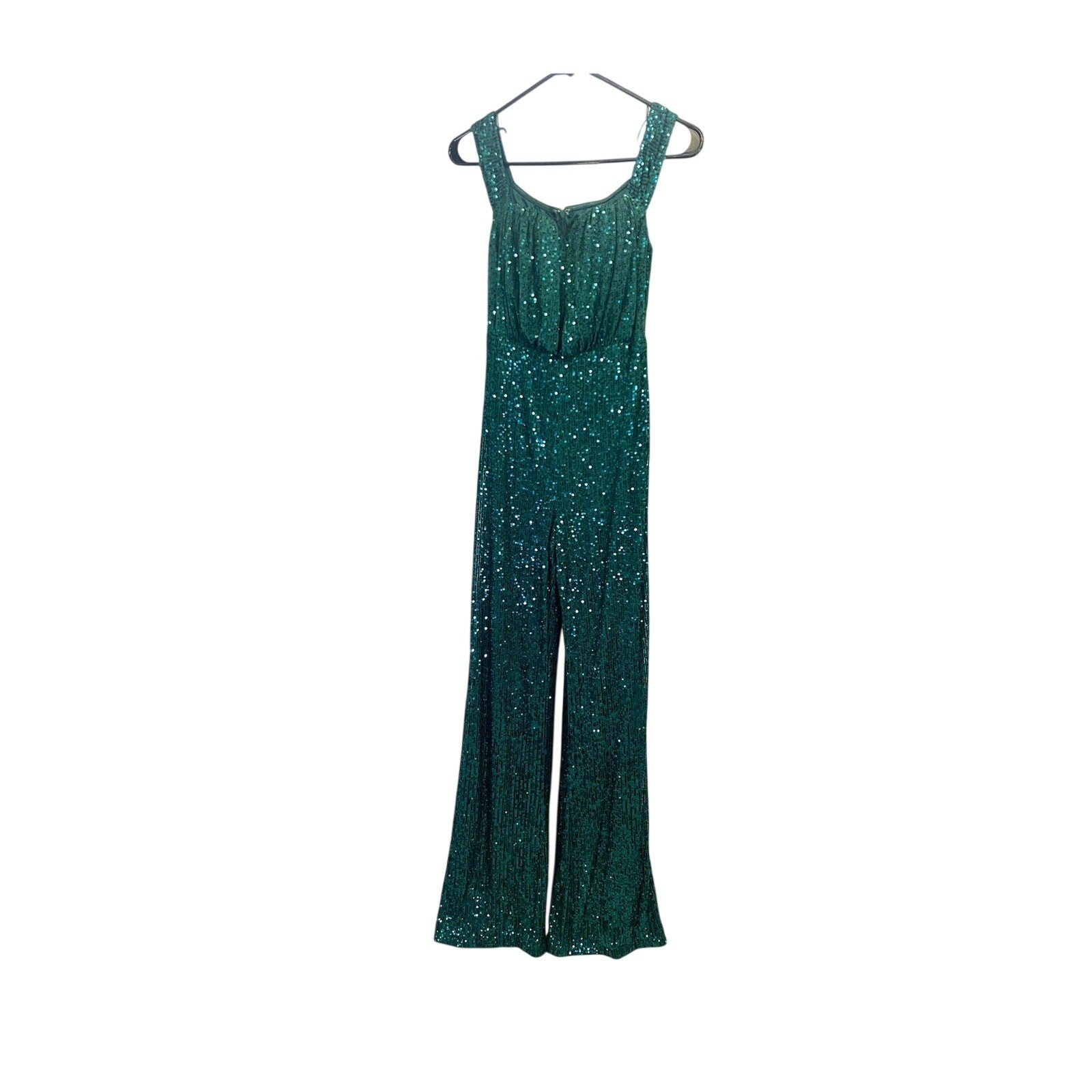 Baltic Born Sevyn Sequin Emerald Jumpsuit Size Small NWT