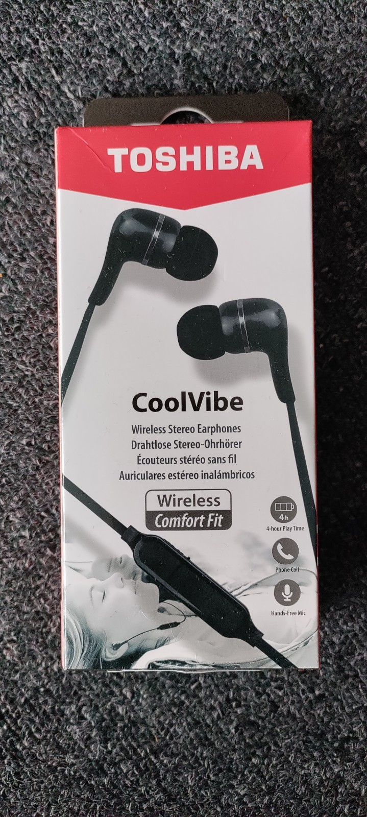 Toshiba Bluetooth BT in Ear 31 Black One Size Black