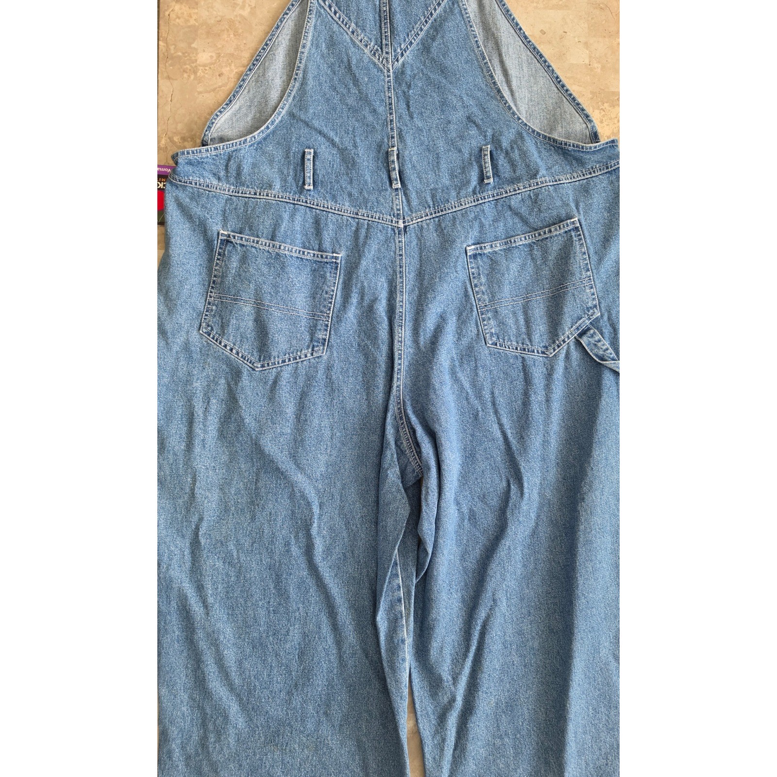 DEADSTOCK Mickey Unlimited Disney Denim Overalls Womens 22W Mickey Minnie Mouse