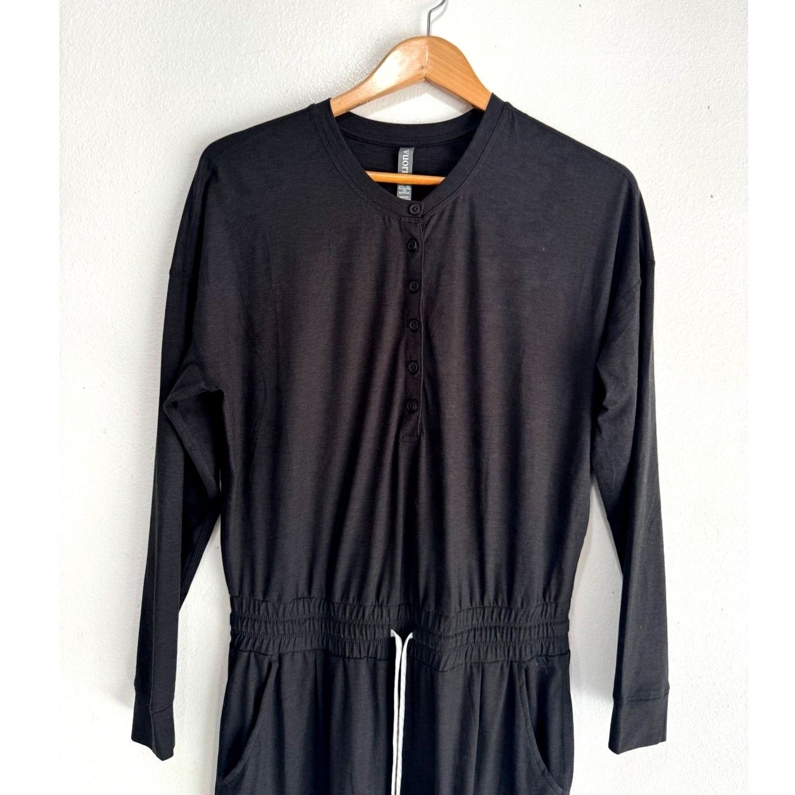 Vuori jumpsuit jogger drawstring athleisure lounge wear sport casual women S