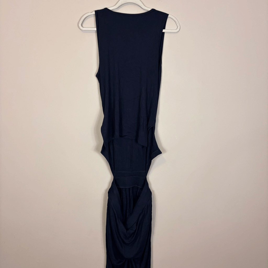 Cabi Navy Blue Summer Sleeveless Jumpsuit Style# 5954 Size XS