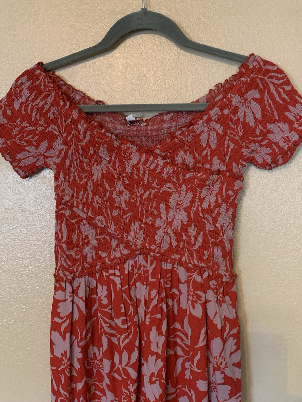 Patrons Of Peace Smocked Jumpsuit Size XS Boho