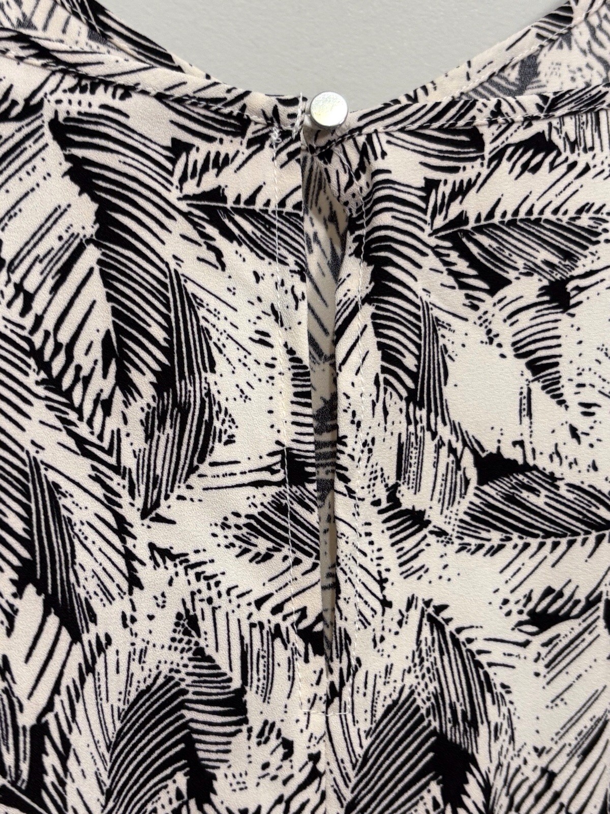 Banana Republic Jumpsuit Sz 8 Tropical Print Spaghetti Strap Jogger Baggy Pocket
