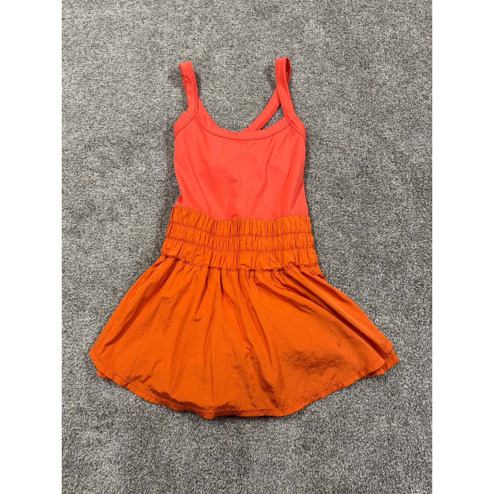 Free People Movement Way Home Orange Skortsie