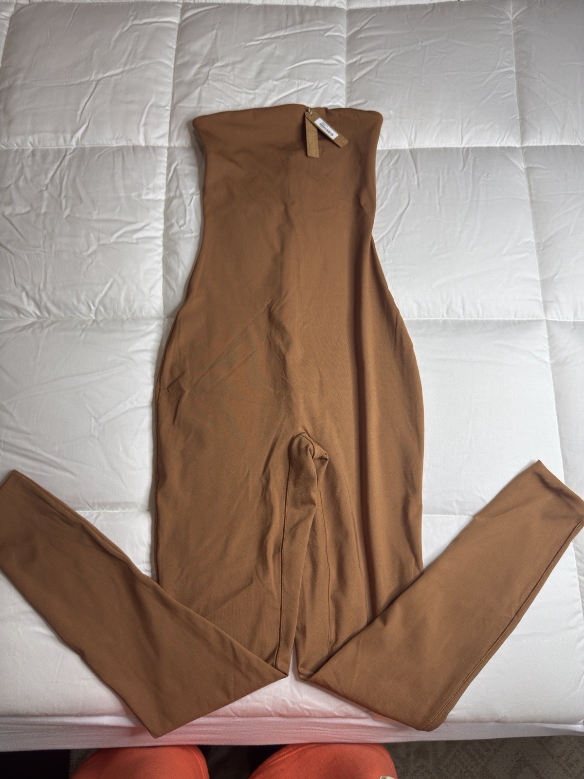 Skims All In One Strapless Jumpsuit In Caramel Size XS(NWT)