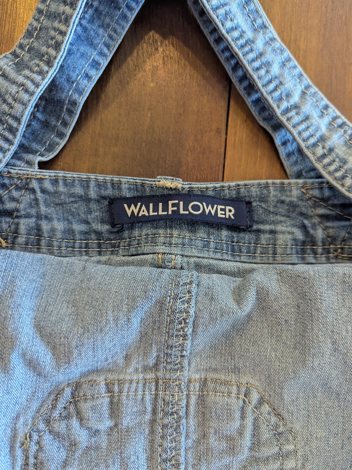 Wallflower Women’s Teens XS Bib Denim Jean Overalls Bibs Stretch RN 120246