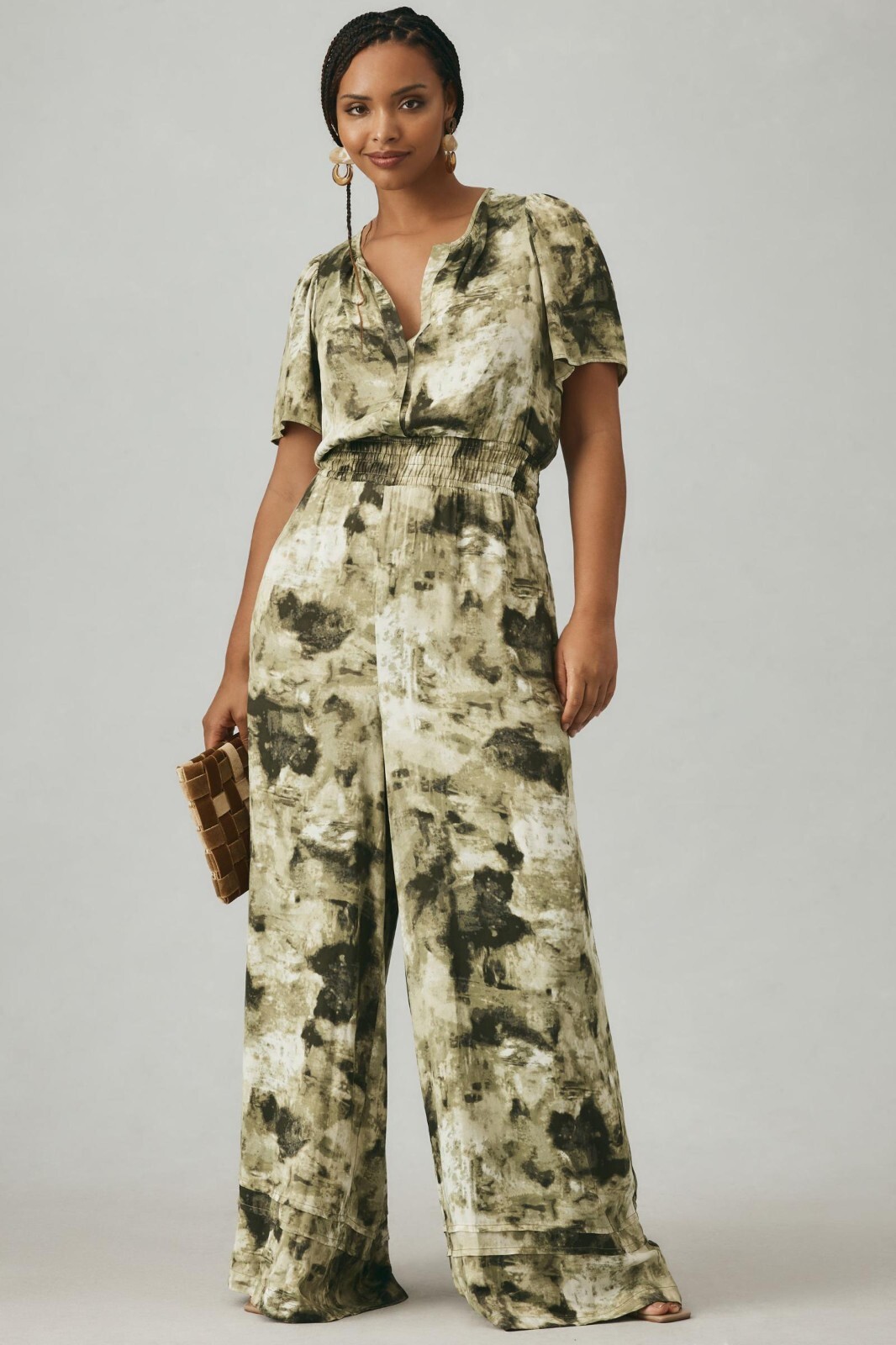 Anthropologie Somerset Jumpsuit Sz XS Tall