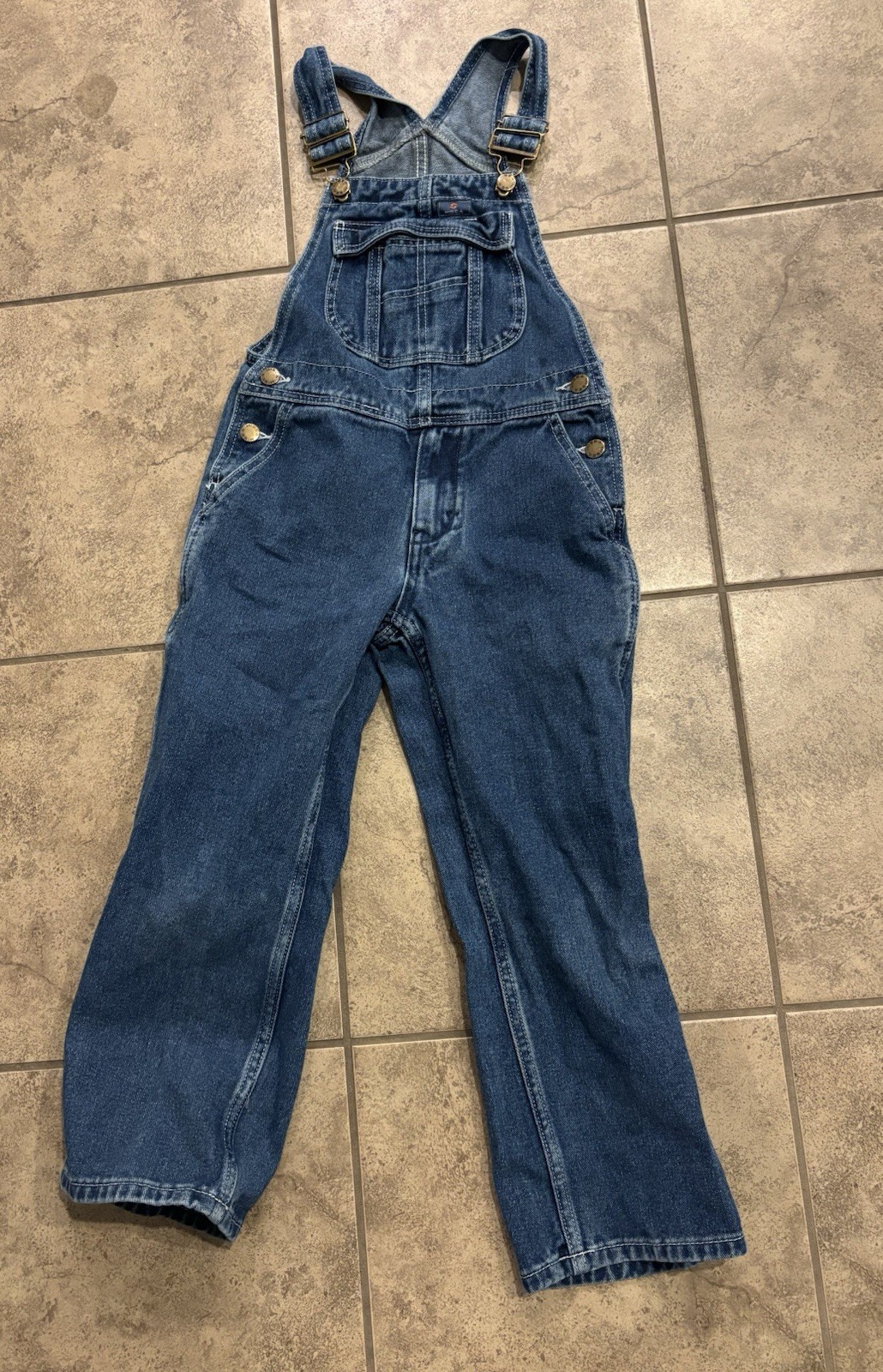 HISEA Women’s Blue Denim Overalls XS – 100% Cotton Jeans Jumpsuit EUC