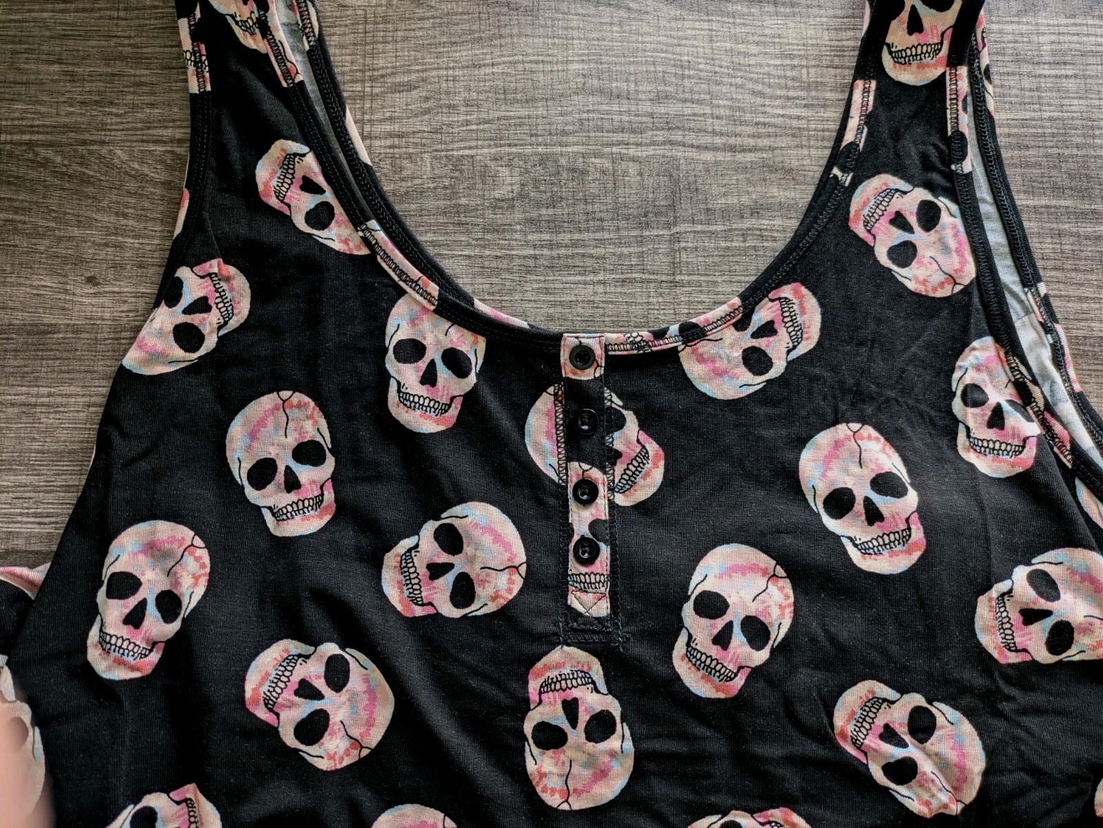 Torrid Supersoft Romper Skull Stretchy Black Tank Plus 2X 2 Sleep Lounge NWT