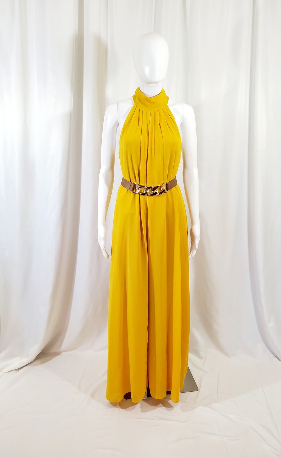 Long Elegant Chiffon Romper with Pockets in Bulk of 5