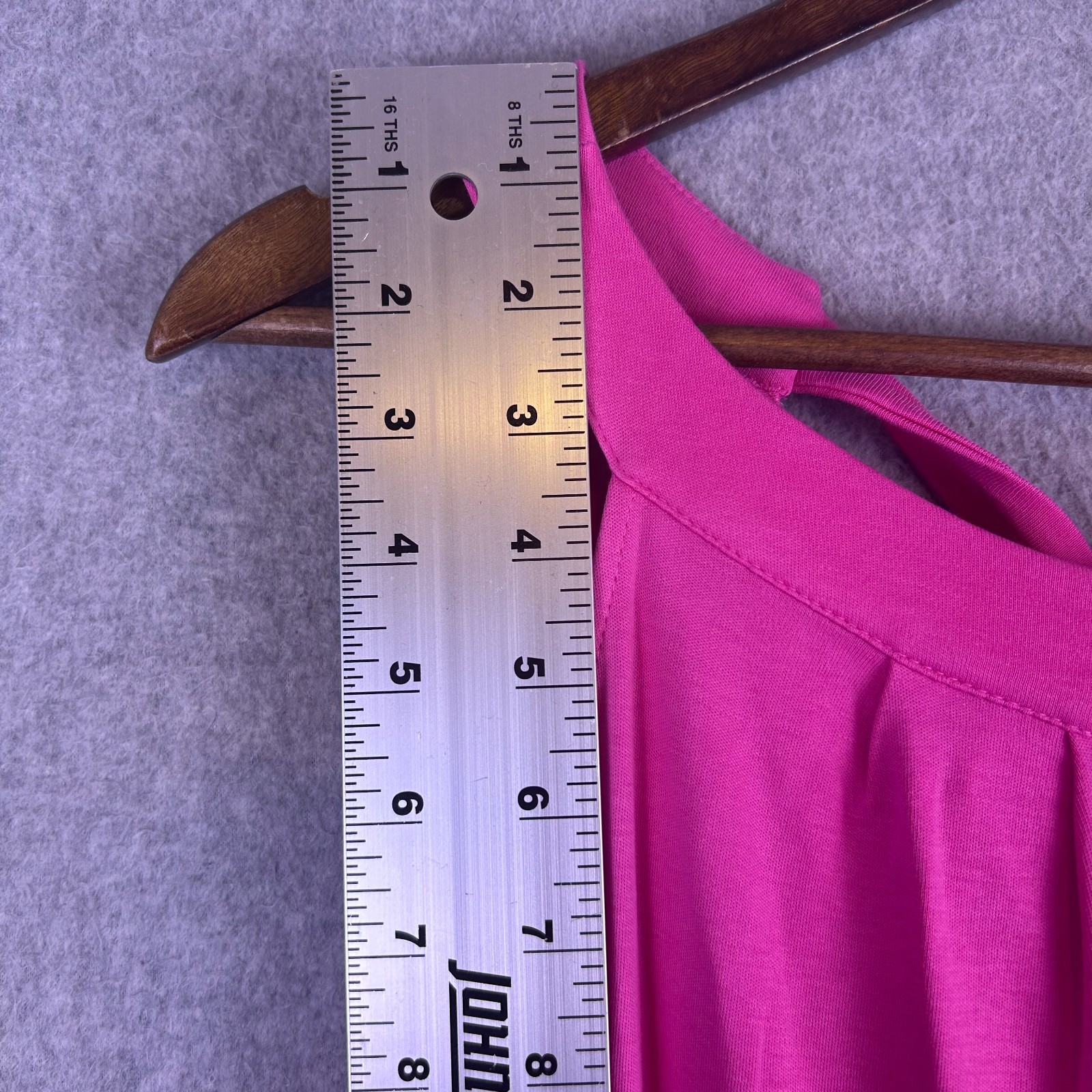 New York And Company Romper Women’s Medium Pink Side Pockets Tie Back Preppy NWT
