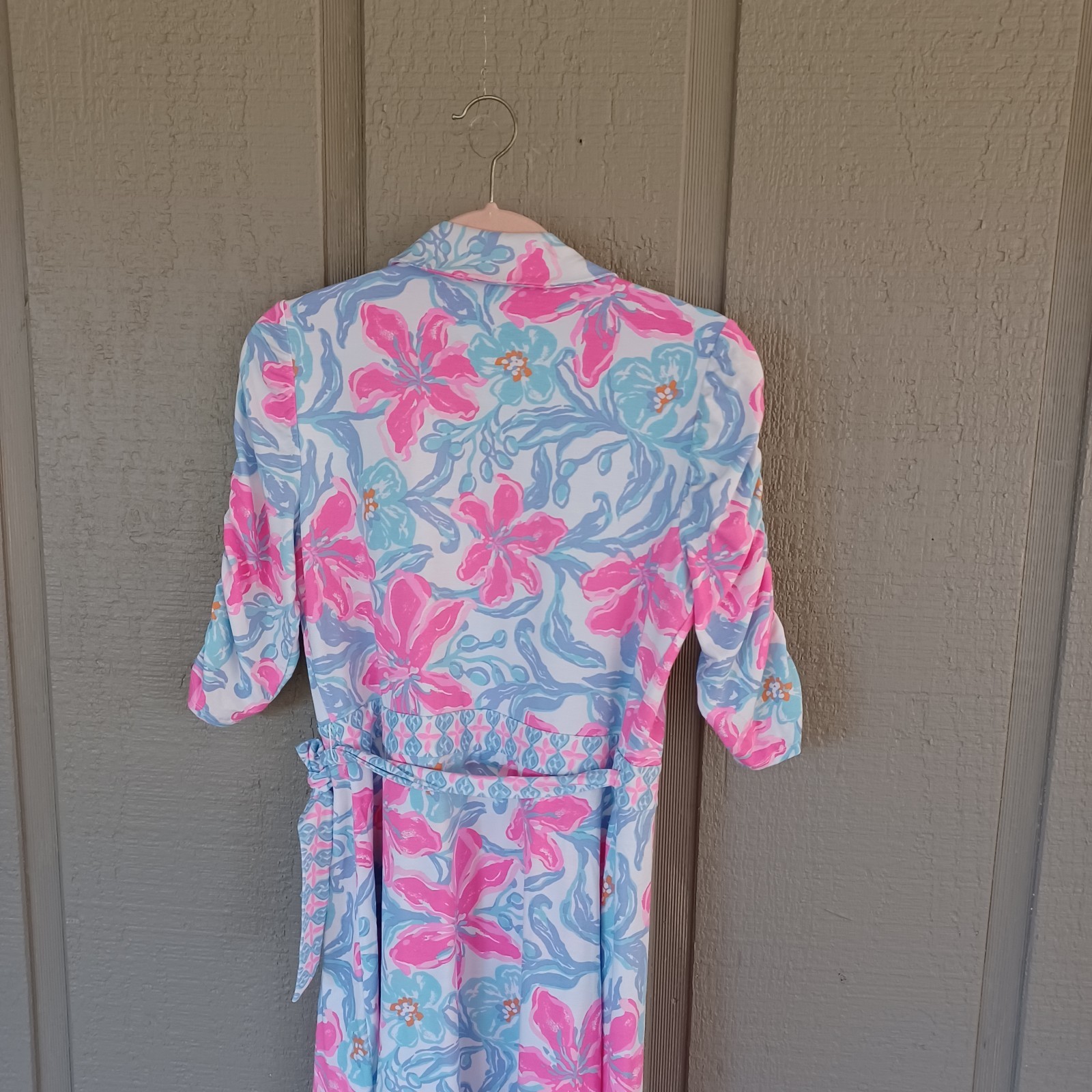 Lilly Pulitzer Ibby Skirted Romper Size M Preppy In Beachside Haven Engine