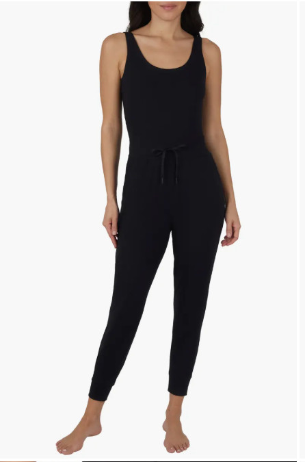 Yogalicious Lux Emmy Jumpsuit Black Size XS New with Tags MSRP $88