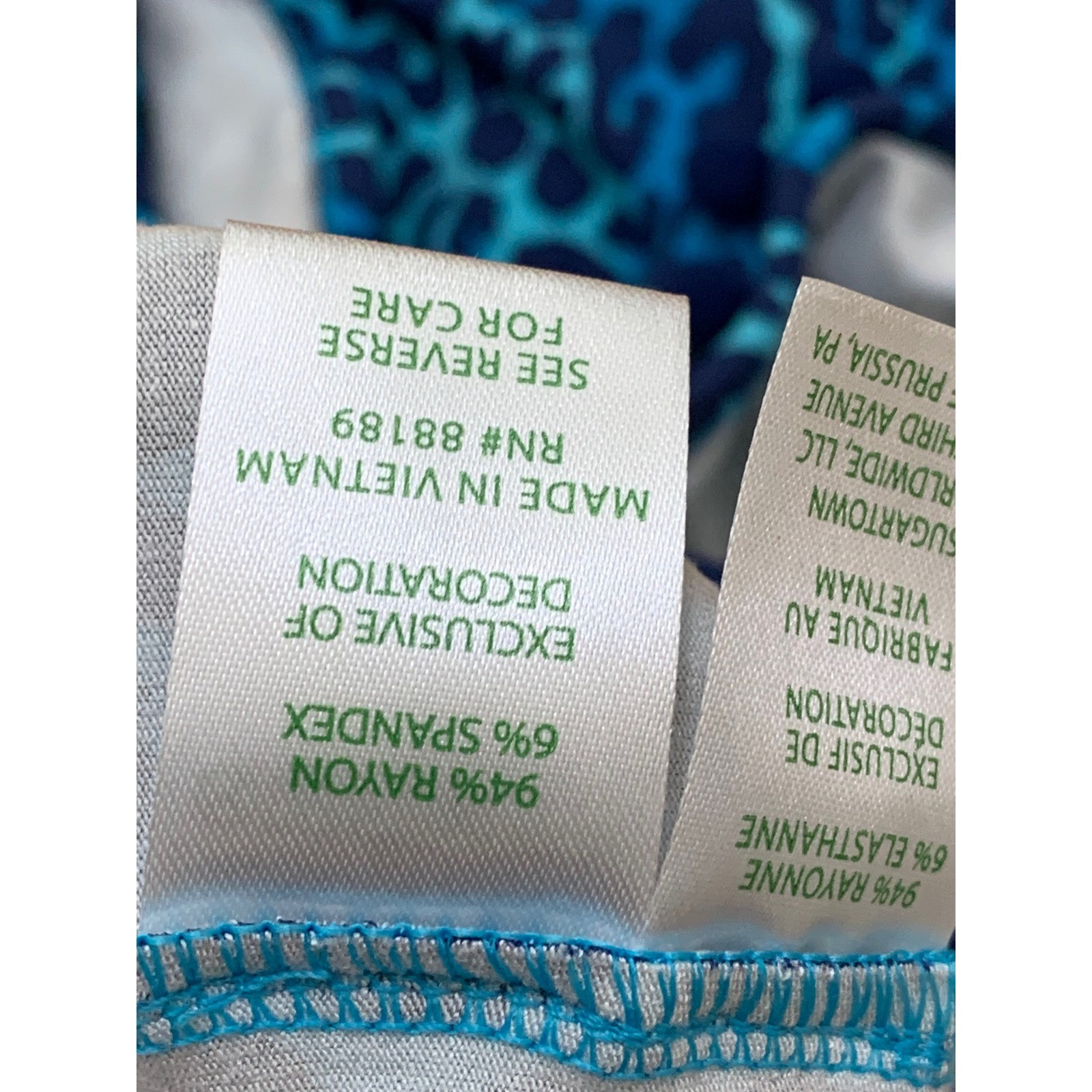 Lilly Pulitzer Blue Leopard Print Pom Pom Romper XS Sleeveless Elastic Waist