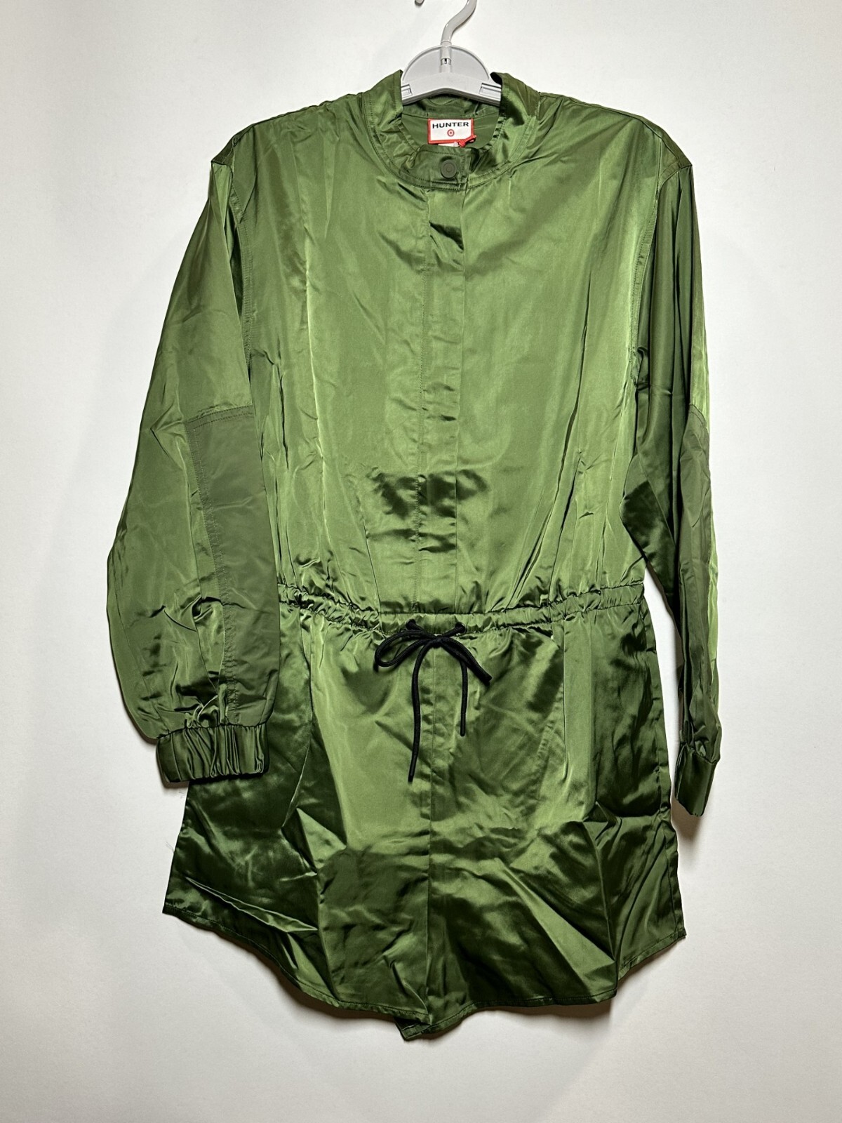 Hunter for Target Women’s Front Tie Waist Long Sleeve Romper Olive NWT 2X