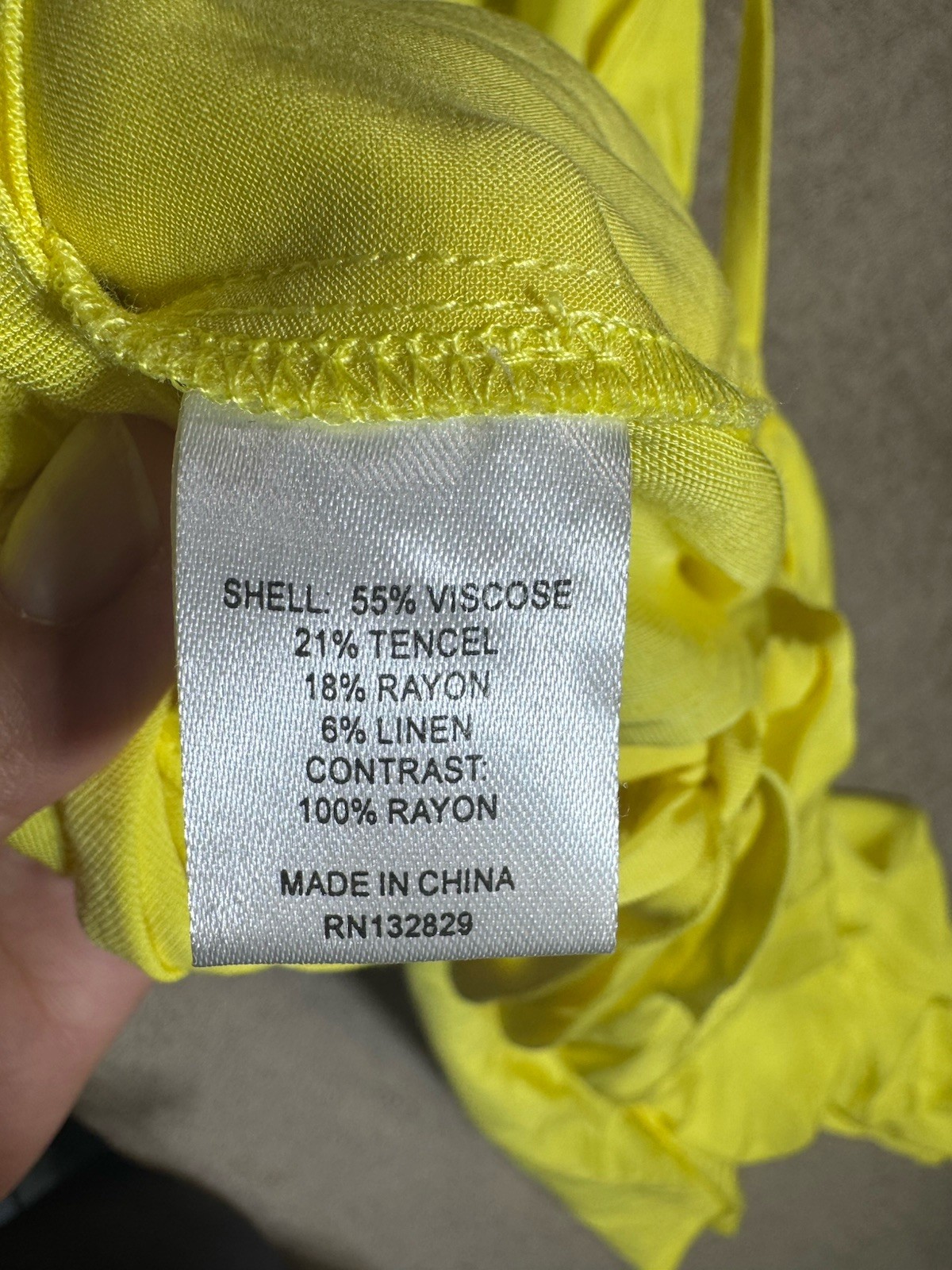 L’academie Revolve The Affi Jumpsuit in Yellow Linen Blend Vacation Beach