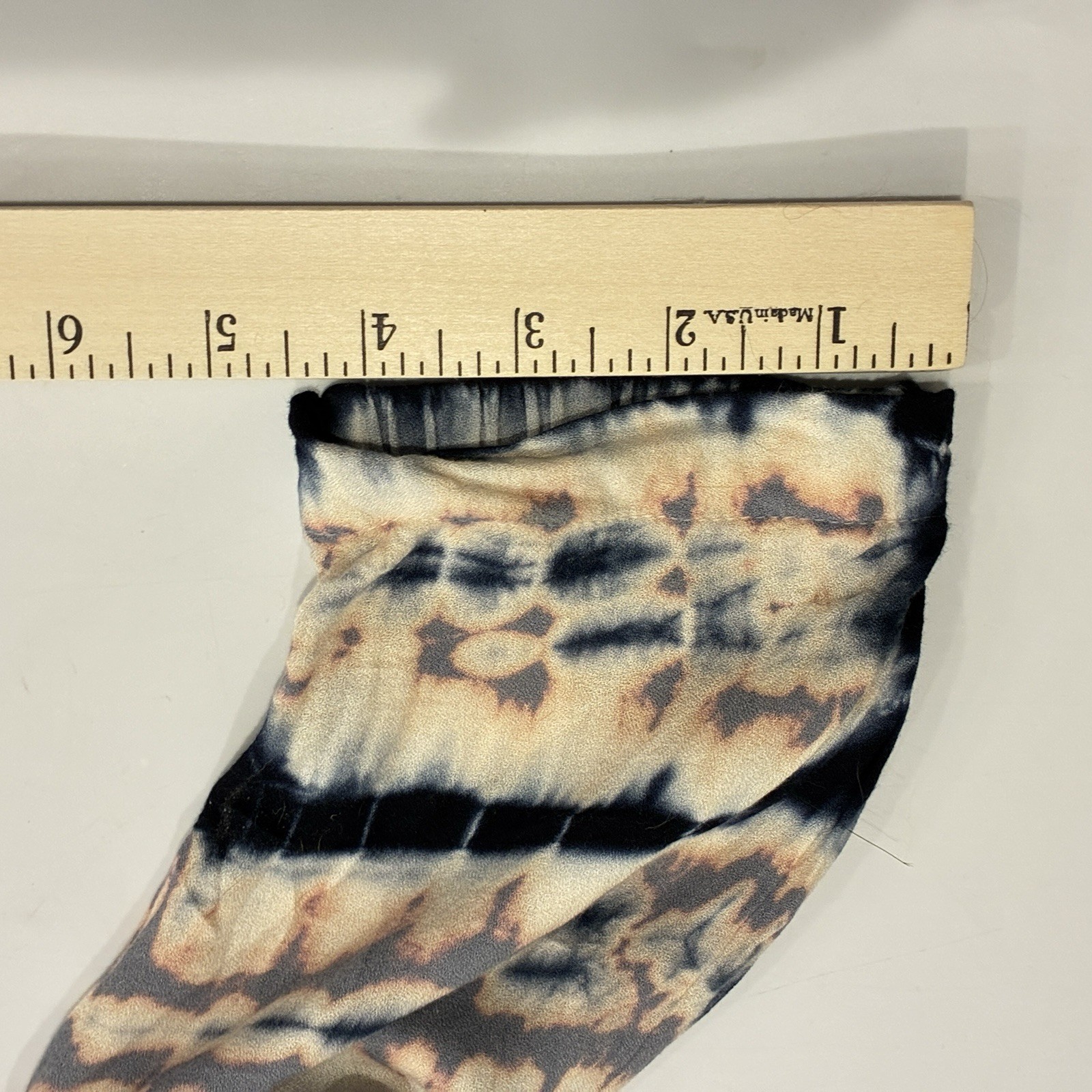 Young Fabulous & Broke Tie Dye Faux Wrap Jumpsuit Small Blue Boho Pockets