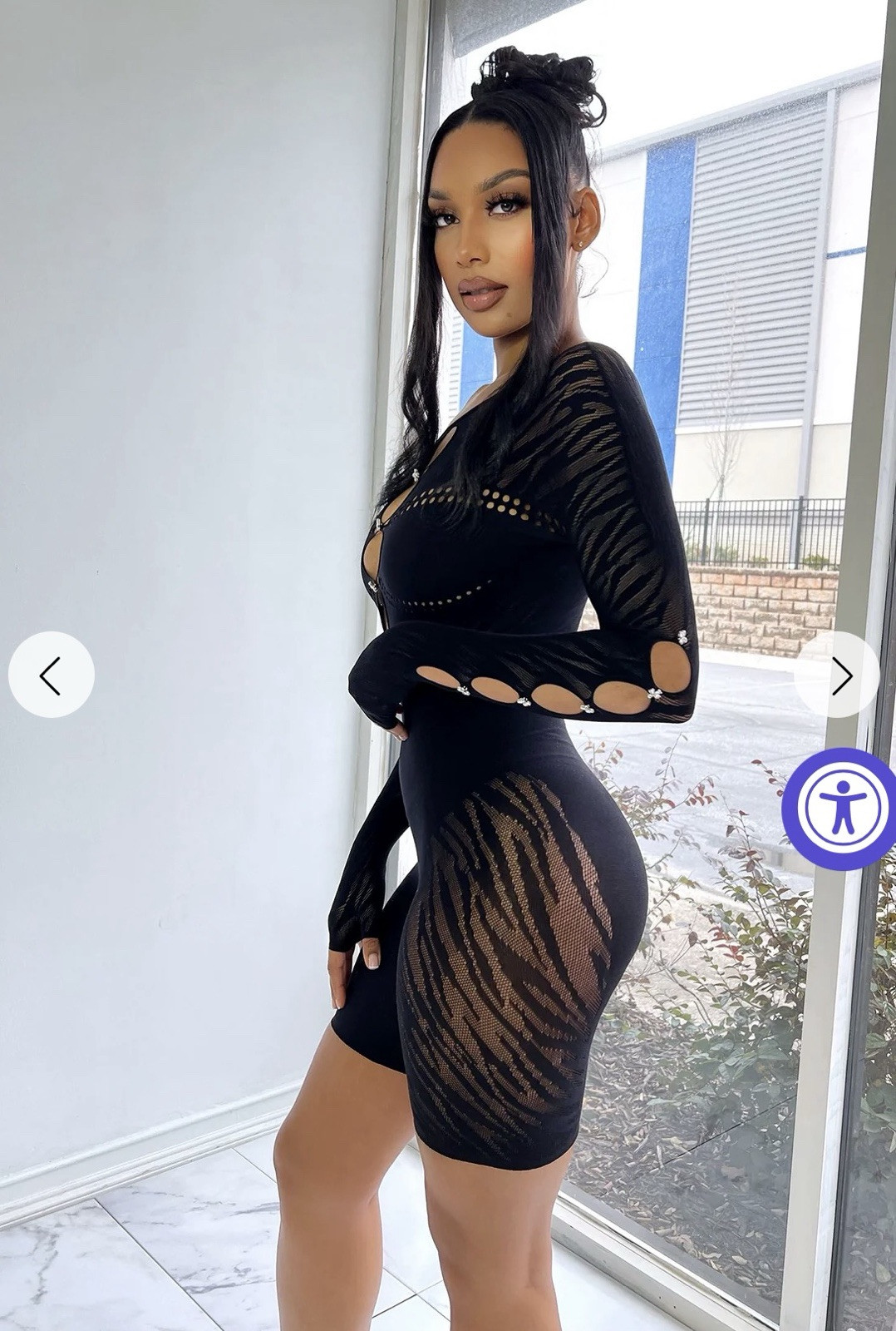 Fashion Boutique Women’s Black Seamless Sexy Romper