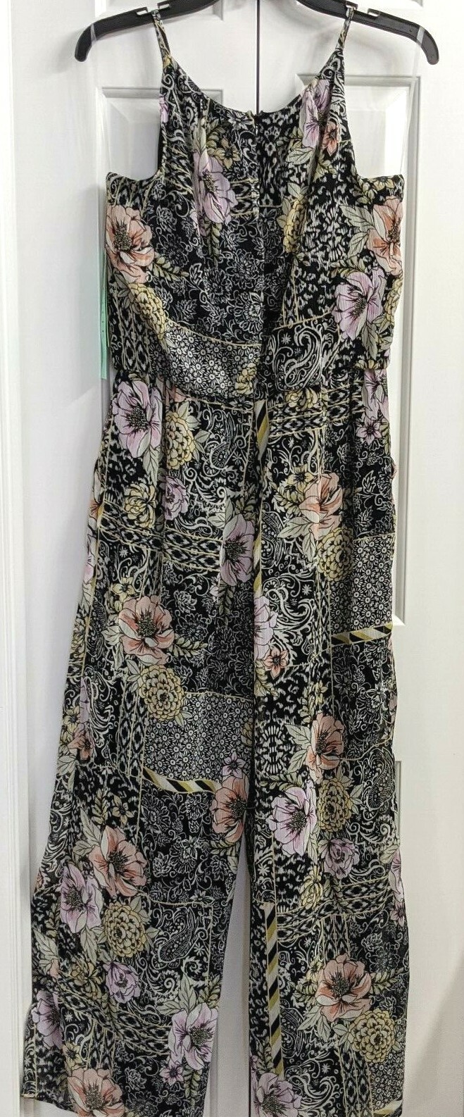TACERA Women’s Summer Floral Jumpsuit Size Petite M NWT