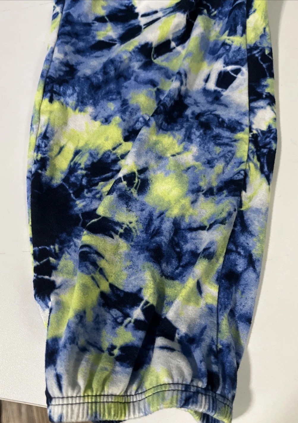 Eye Candy Women Sz. S Blue/Green Jumpsuit Romper Sleeveless Elastic Waist Pocket