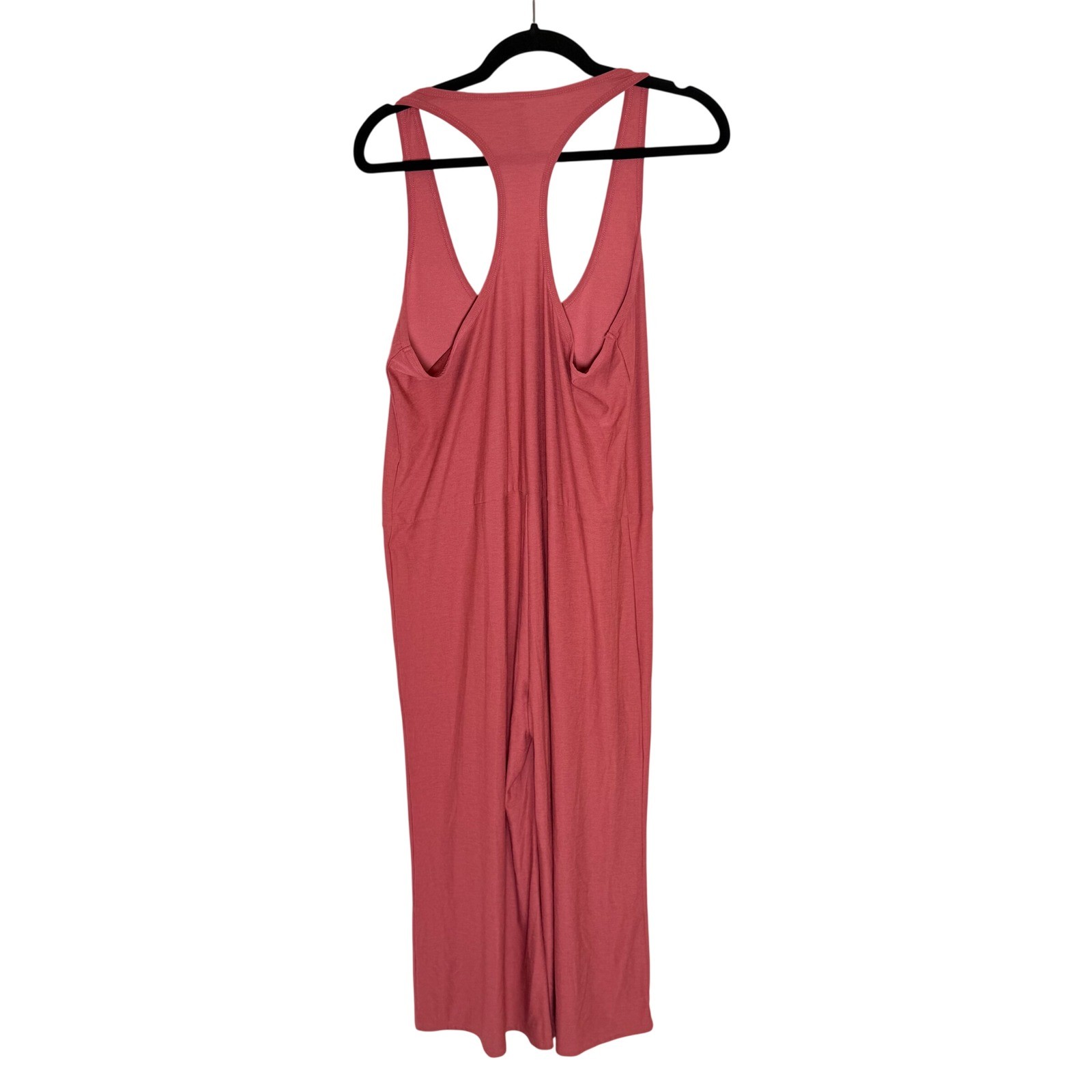 Beyond Yoga Jumpsuit Women Medium Pink Racerback Wide Leg Sleeveless Loungewear