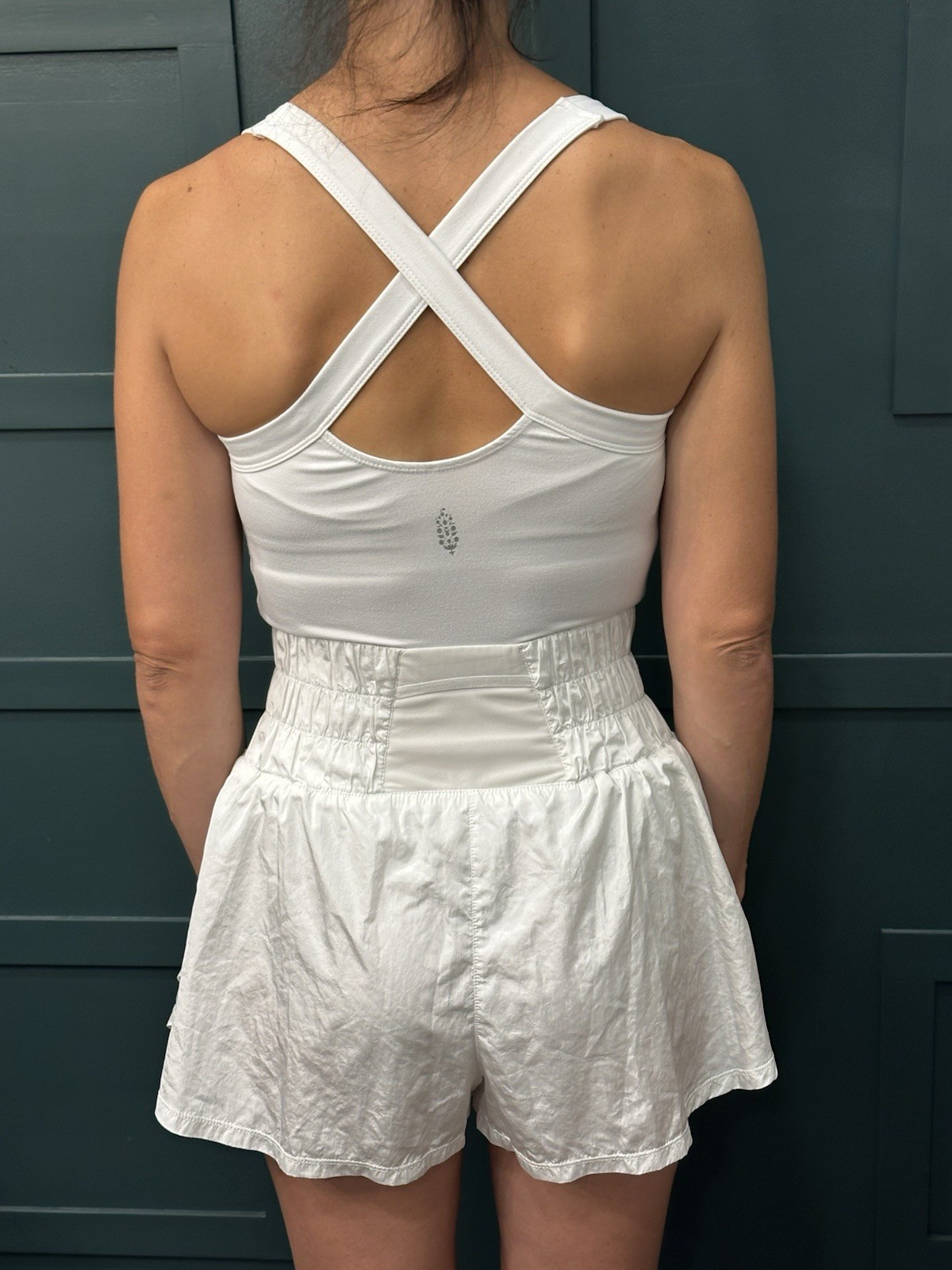 Women’s Free People FP Movement The Way Home Skortsie Sz Small White