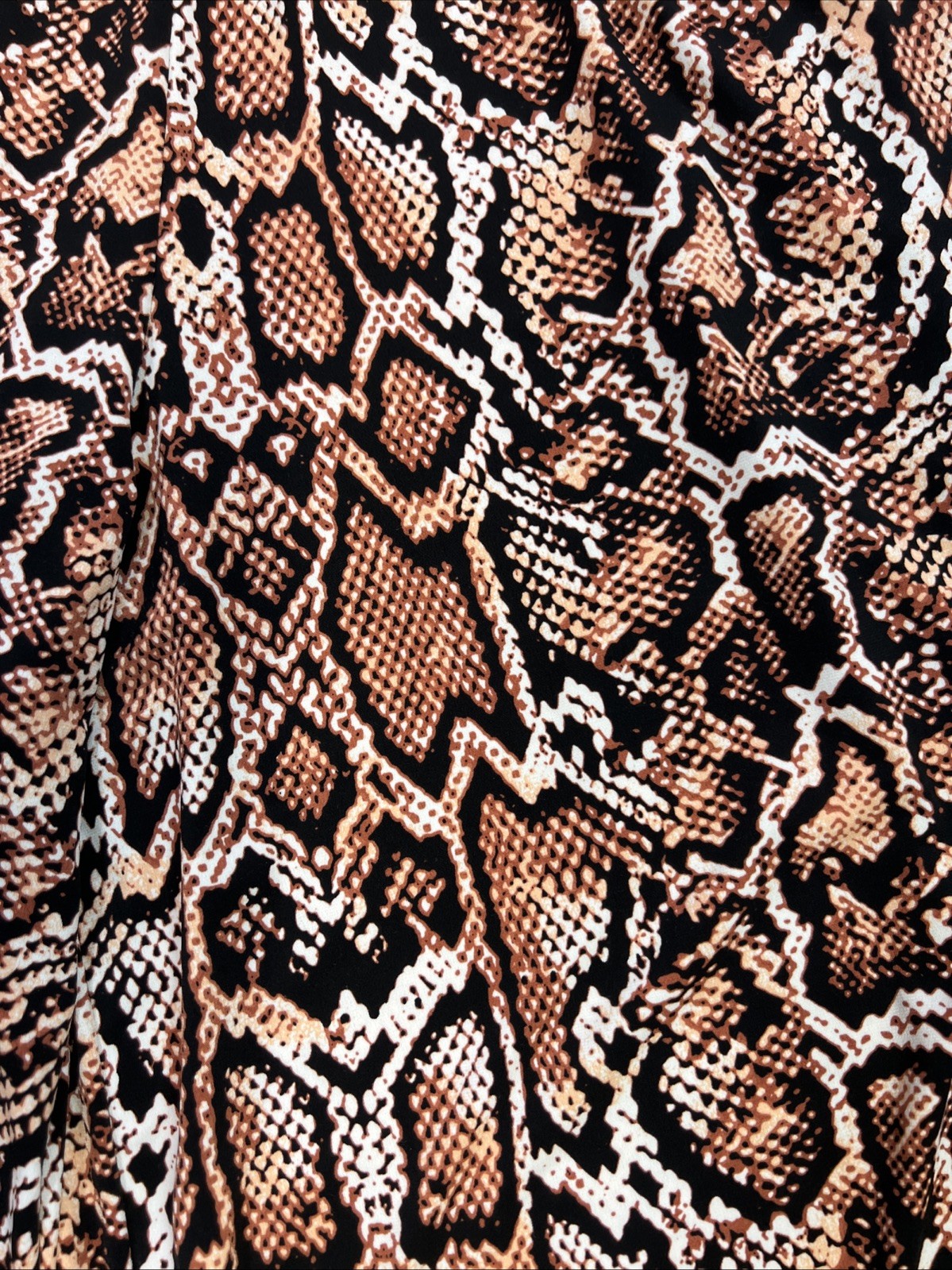 G By Guiliana Cropped Jumpsuit Medium Petite Snakeskin Sleeveless Tied Belt