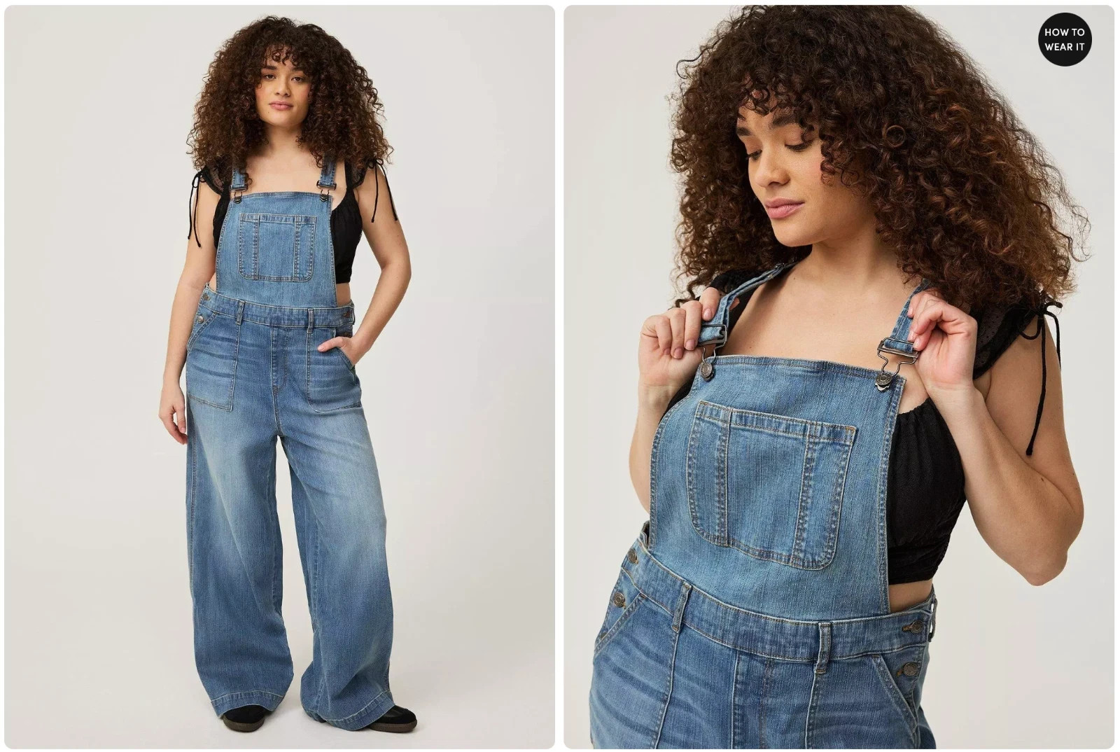 NWT Torrid Wide Leg Denim Jean Bib Overalls Adjustable Straps Size 16