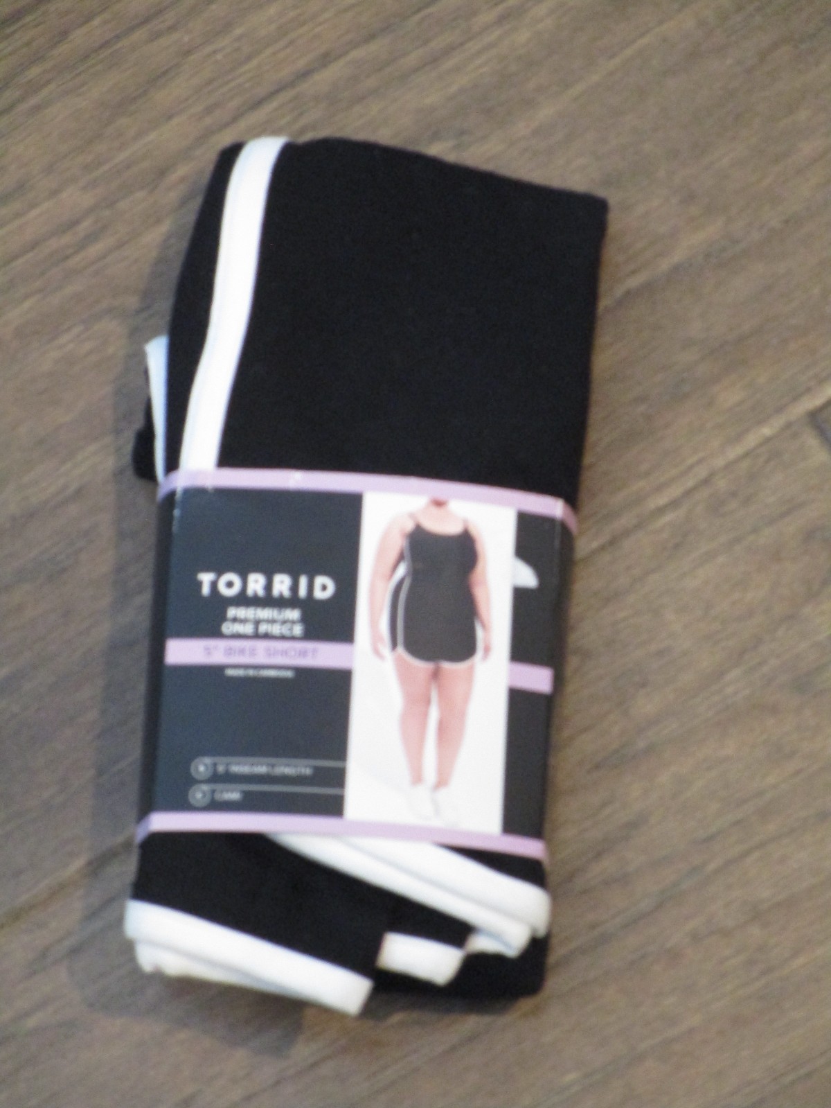 TORRID DOLPHIN HEM BLACK ONE-PIECE 5″ BIKE SHORTS/CAMI ROMPER SIZE 2 (2X/ 18-20)