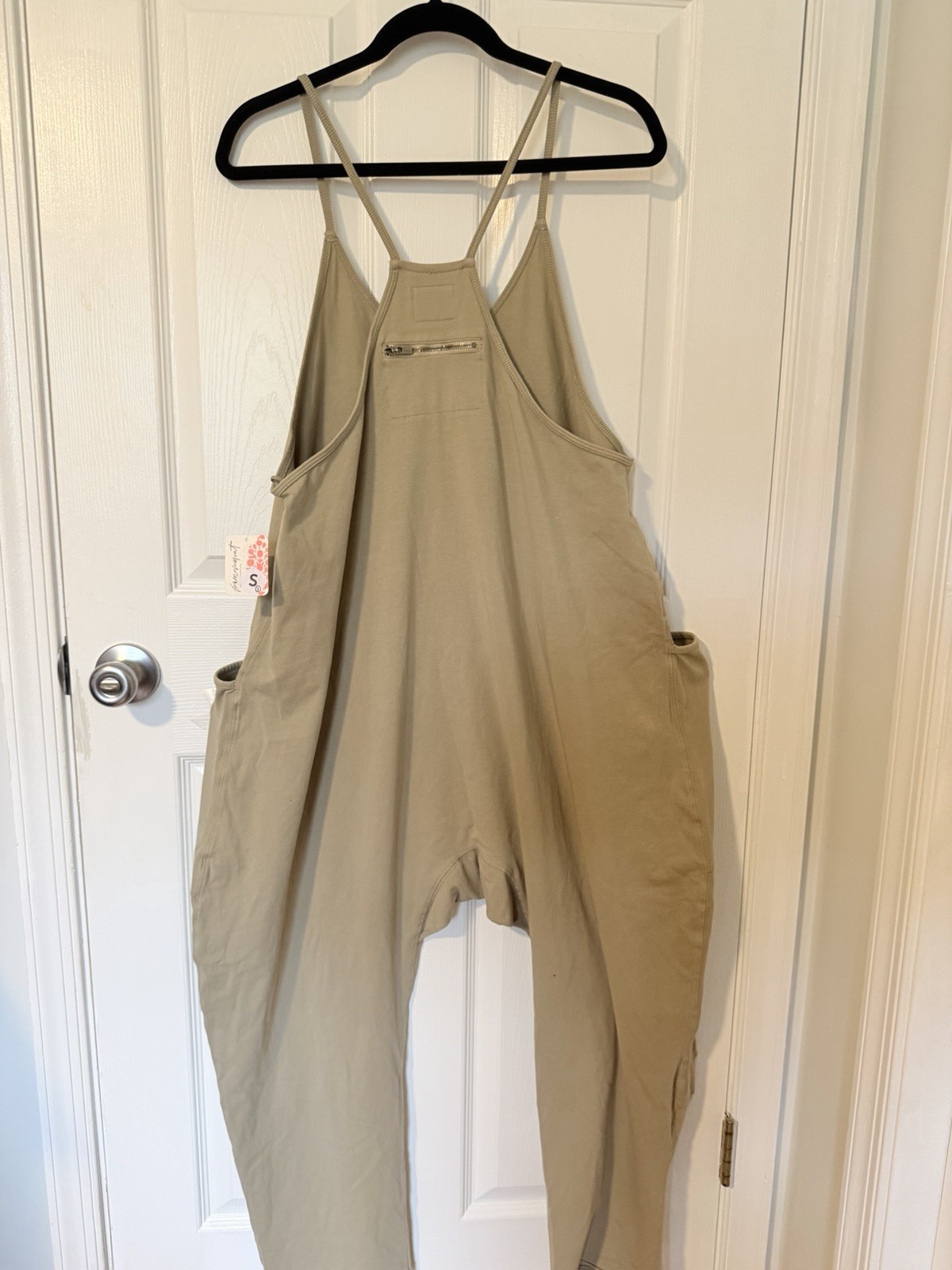 Free People FP Movement Women’s Size S Hot Shot Jumpsuit Sage Stone Color NWT