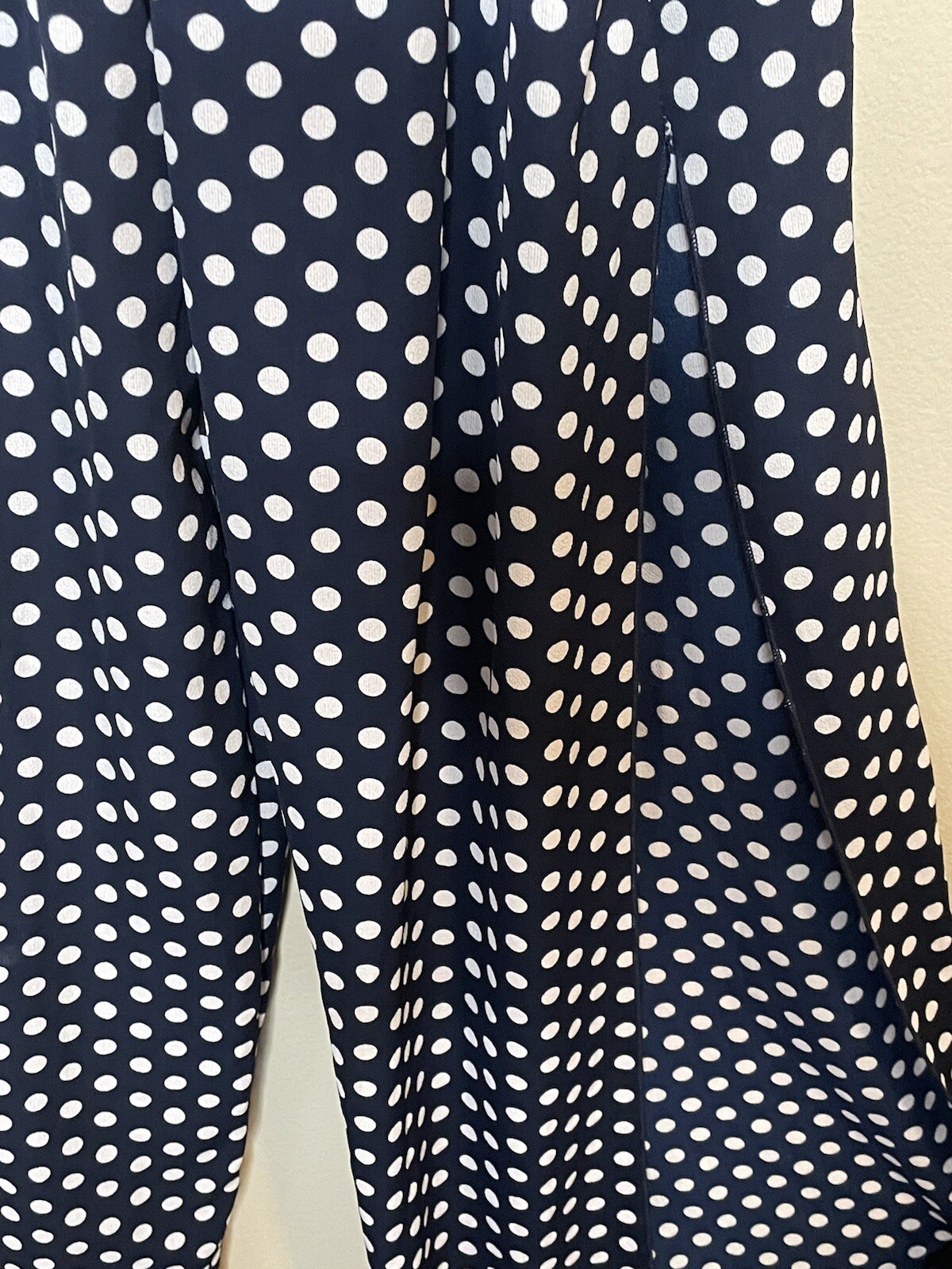 Mikey & Joey women’s jumpsuit blue and white size S