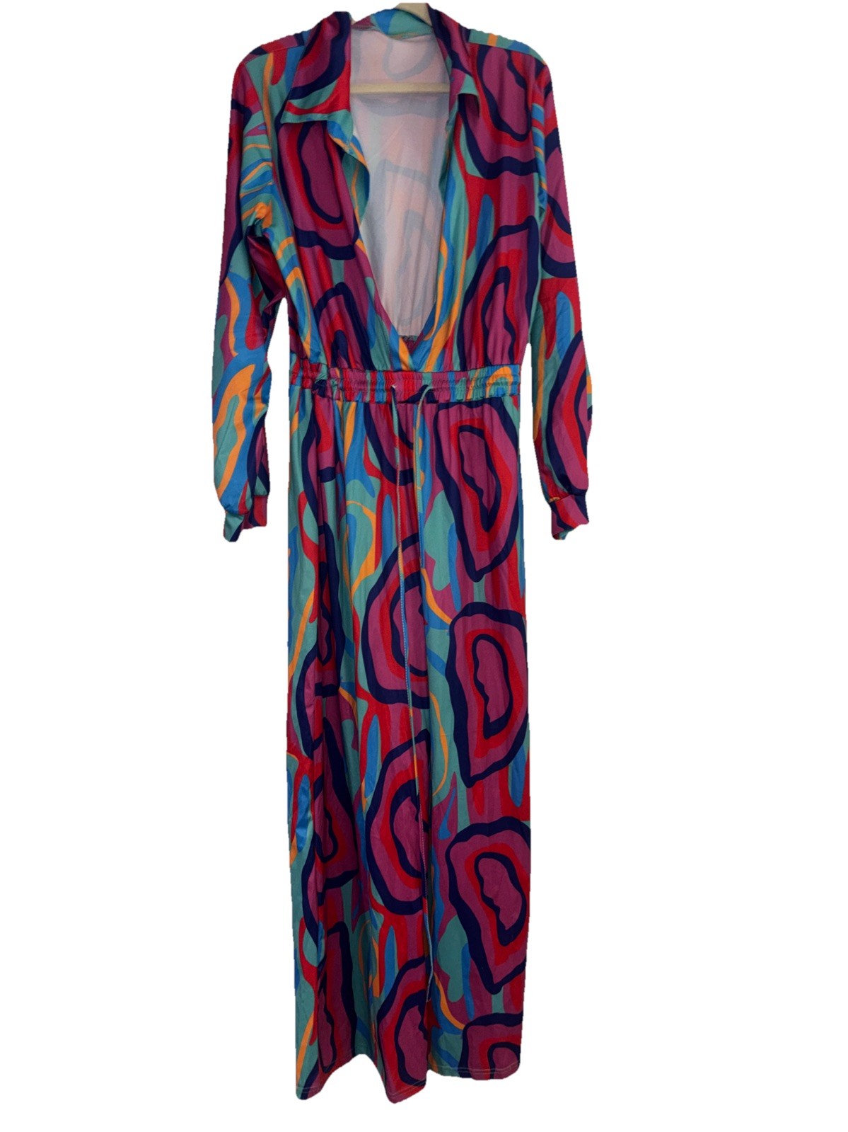 80s Style Romper Multi Color Size 2XL PRE OWNED