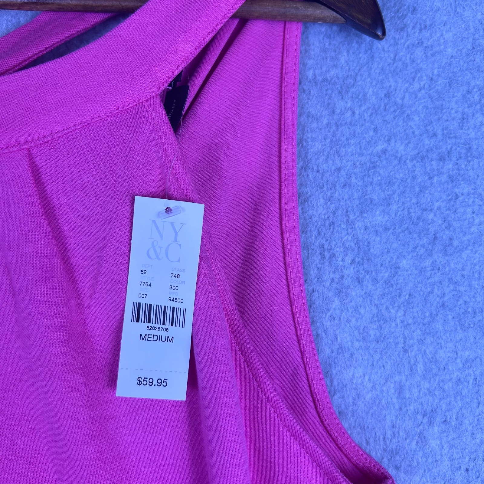 New York And Company Romper Women’s Medium Pink Side Pockets Tie Back Preppy NWT