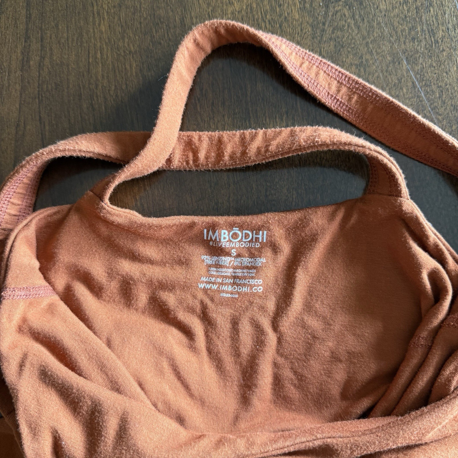 Imbodhi Women’s Size Small Jumper Clay Minimalist Athleisure Loungewear