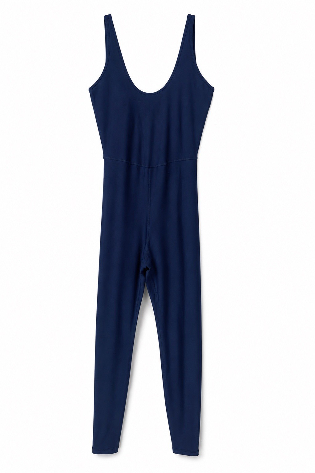 Athleisure Bodysuit Blue Yoga Unitard One Piece Active Jumpsuit Womens Tall M
